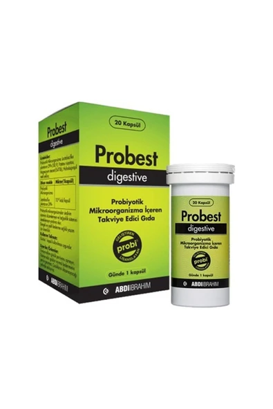 Probest Digestive Probiyotik 20 Kapsül ürün görseli 1