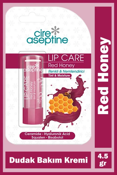 Cire Aseptine Red Honey Renkli Nemlendirici Dudak Bakım Kremi 4,5 gr ürün görseli 1