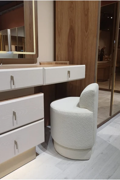 Elissa Home SIRTLI PUF - MAKYAJ PUFU - ÇAY SETİ BERJERİ- 65 x 50 ürün görseli 1
