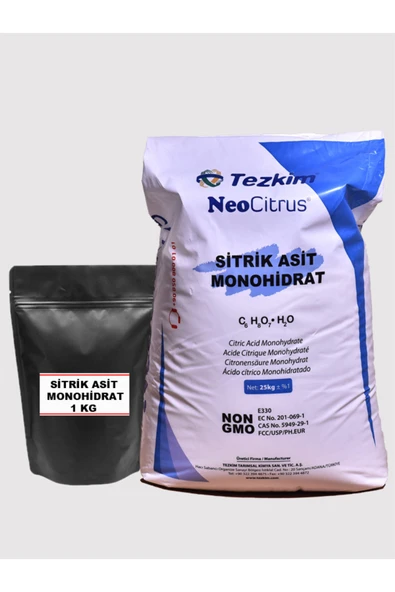 tedarik rehberi Sitrik Asit Monohidrat 1 Kg ürün görseli 1