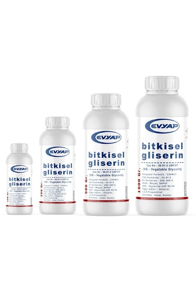 Evyap Bitkisel Gliserin | Gıda Tipi | 500 gr 400 ml - Resim 2