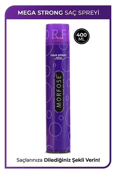 Morfose Mega Strong Saç Spreyi 400 ml ürün görseli 1