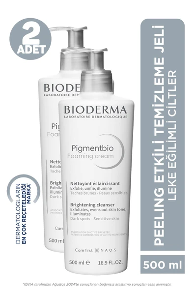 Bioderma Pigmentbio Foaming Cream 500 ml 2 Adet ürün görseli 1