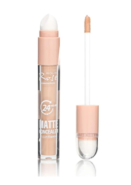 3B Trend Rose 2'si 1 Arada Çift Uçlu Mat Kapatıcı No:2 Sünger Uç + Likit Concealer 24 Saat Kalıcı ürün görseli 1