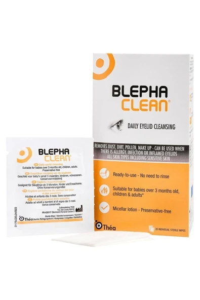 Blephaclean Steril Göz Pedi 20'li ürün görseli 1