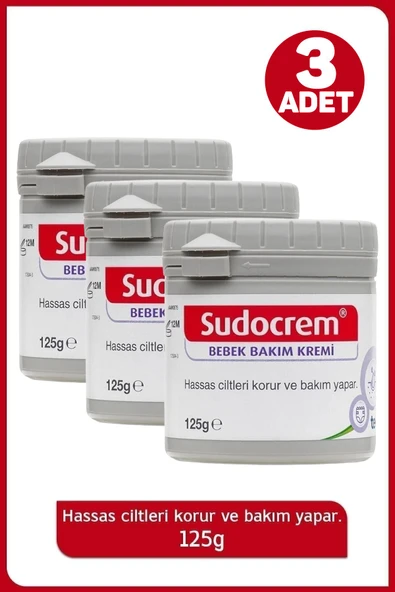 Sudocrem Bebek Bakım Kremi 125 gr - Teva 3 Adet ürün görseli 1