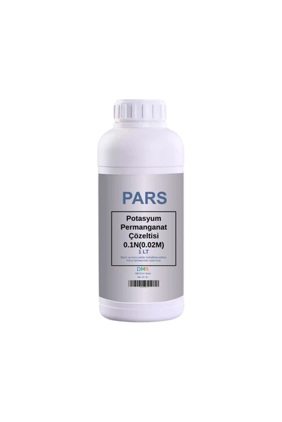 Pars Potasyum Permanganat Çözeltisi 0.1N(0.02M) 1 LT ürün görseli 1
