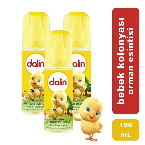 Dalin Bebek Kolonyası Sprey Orman Esintisi 100 ml 3 Adet ürün görseli 1