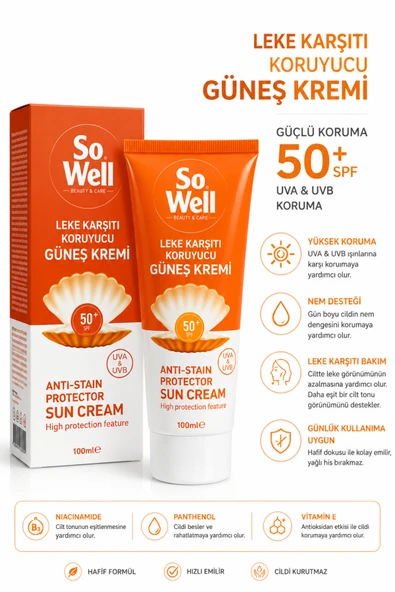 So Well Güneş Kremi SPF50+ 100 ml ürün görseli 1