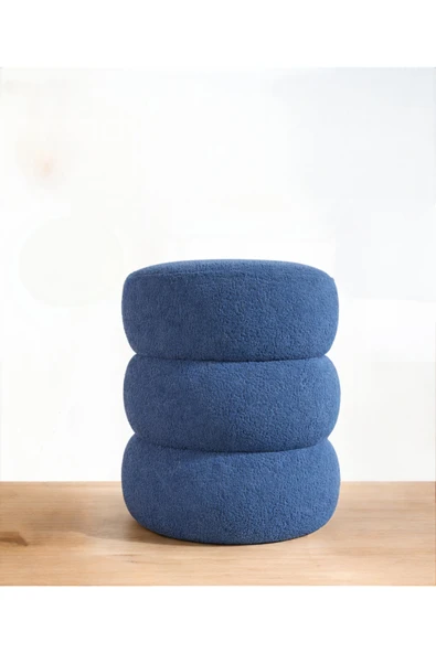 Elissa Home BUKLE PUF COCO KUMAŞ BOUM PUF 40 x 45 ürün görseli 1