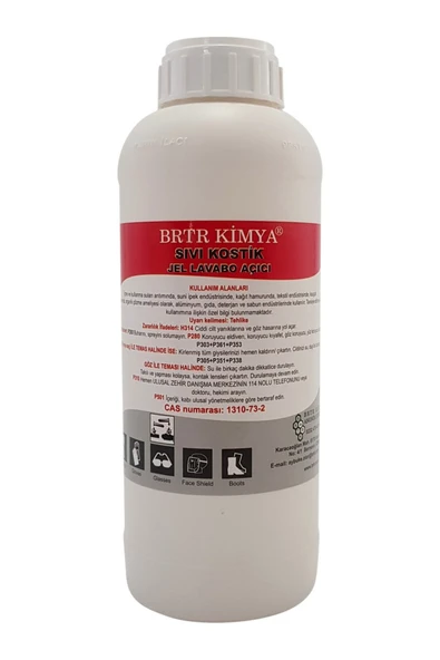 Brtr Jel Lavabo Açıcı 1Kg - Saf Sıvı Kostik ürün görseli 1