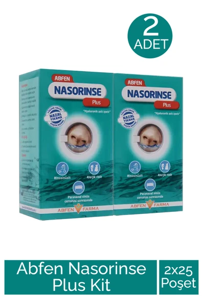 Abfen Nasorinse Plus Kit 25 Poşet 2 Adet ürün görseli 1