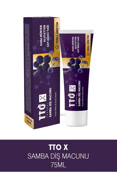 Tto X Kara Mürverli Diş Macunu 75 ml ürün görseli 1
