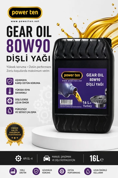 Gear Oıl 80W90 Dişli Yağı ürün görseli 1