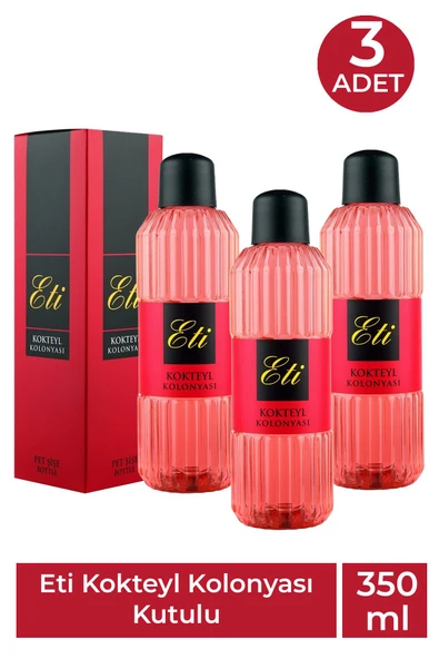 Eti Kokteyl Kolonya 350 ml 3 Adet ürün görseli 1