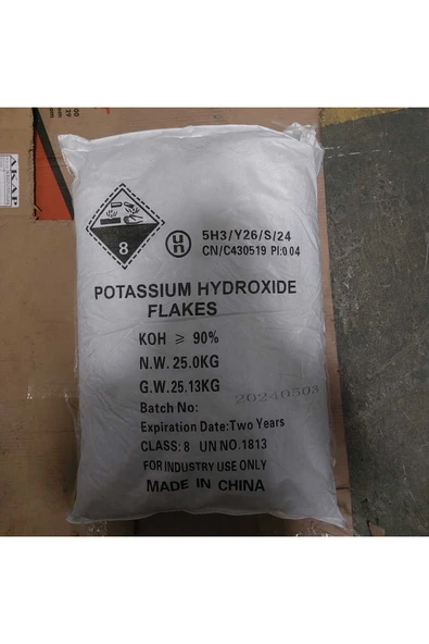 Unid POTASYUM HİDROKSİT - POTAS KOSTİK  (25KG) ürün görseli 1