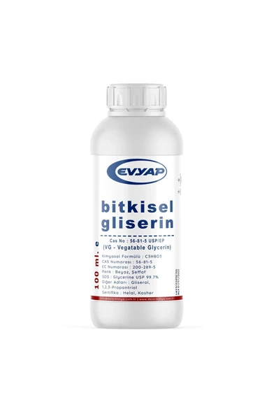 Evyap Bitkisel Gliserin | Gıda Tipi | 100 Gr (80 Ml) - Resim 2