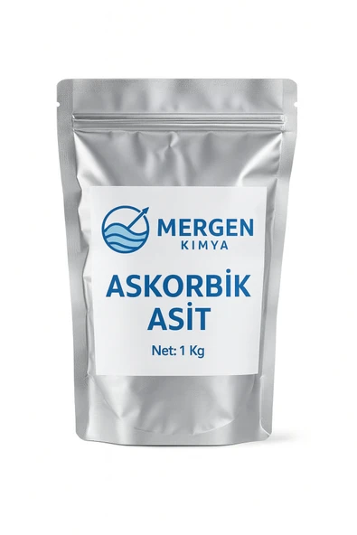 Mergen Kimya Askorbik Asit (Saf C Vitamini ) – Gıda Tipi - Analiz Sertifikalı- 1 KG ürün görseli 1
