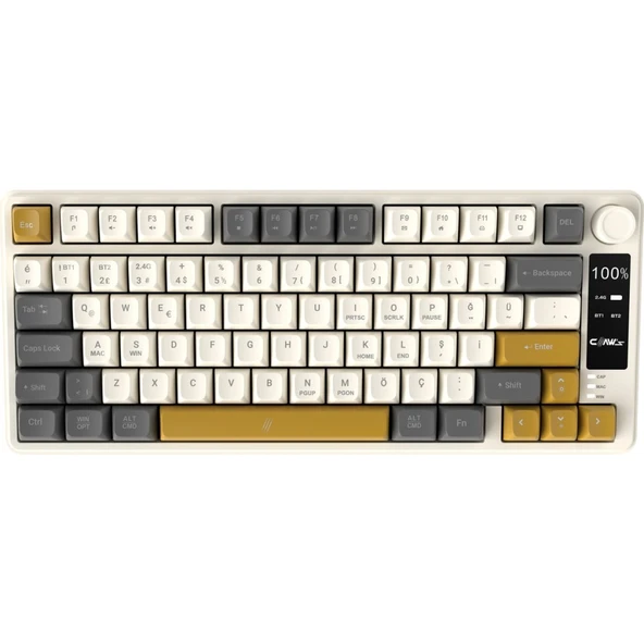 Claws Flux Air RGB TKL Membrane Switch Kablolu/Kablosuz Oyuncu Klavyesi ürün görseli 1