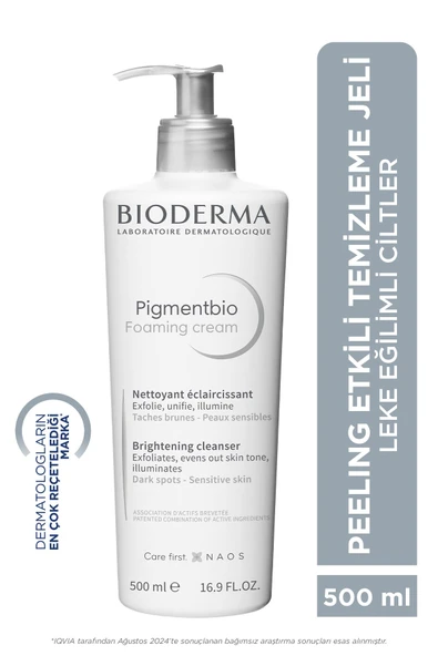 Bioderma Pigmentbio Foaming Cream 500 ml ürün görseli 1