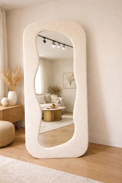 Elissa Home SOHO Kumaşlı Boy Aynası - Modern Tasarım Büyük Boy Aynası ( 180 x 80 ) 180 x 80 ürün görseli 1