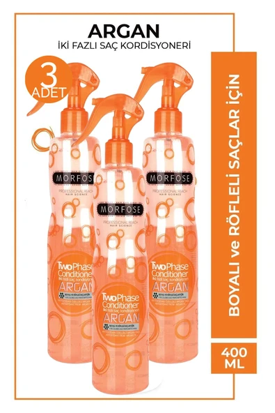 Morfose Argan Sıvı Saç Kremi 400 ml 3 Adet ürün görseli 1