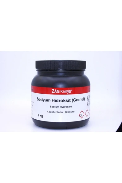 ZAG KİMYA Sodyum Hidroksit Granül (Lavabo Açıcı) %98 Chem Pure 1kg ürün görseli 1