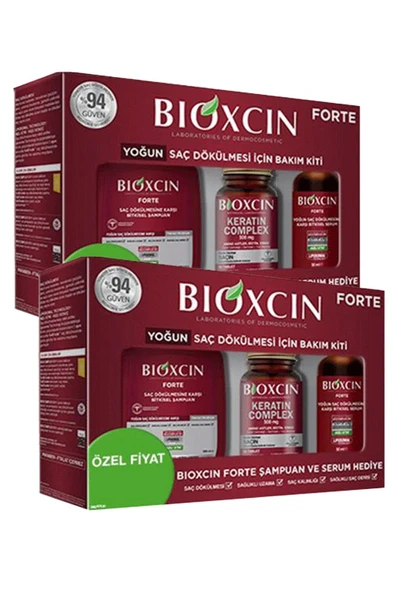 Bioxcin Forte Saç Bakım Kiti Yoğun Saç Dökülmesi 2 Adet ürün görseli 1