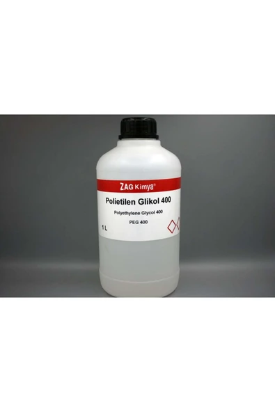ZAG KİMYA POLİETİLEN GLİKOL (PEG) 400 PHARMA 1 LT ürün görseli 1
