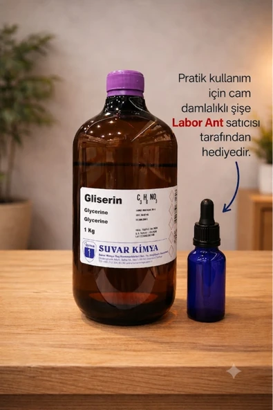 Suvar Kimya Gliserin 1 KG Bitkisel (Pharma Grade) ürün görseli 1