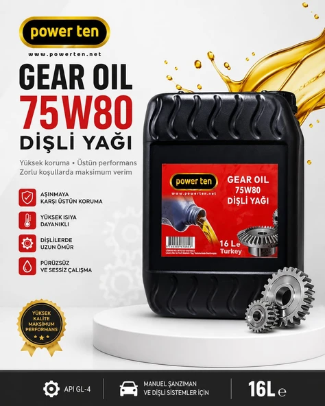 Gear Oıl 70W80 Dişli Yağı ürün görseli 1