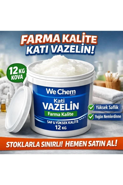 WE CHEM Naturel Katı Vazelin 12 kg Farma Kalite ürün görseli 1