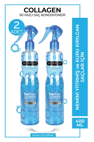 Morfose Collagen Sıvı Saç Kremi 400 ml 2 Adet ürün görseli 1