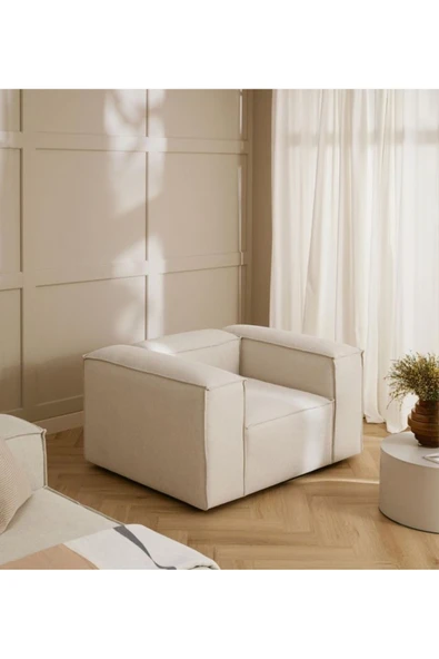 Elissa Home SOFT BERJER , KIRIK BEYAZ , KETEN KUMAŞ 130 x 100 ürün görseli 1