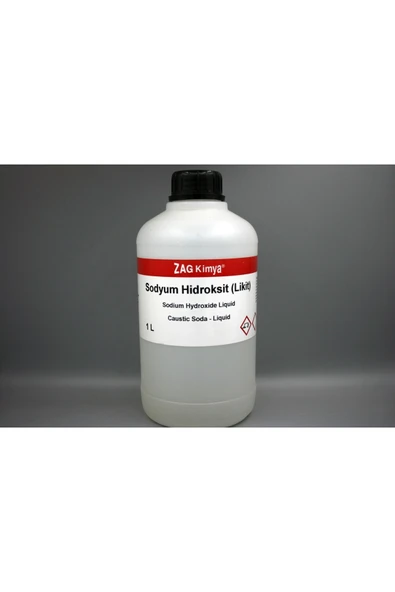 ZAG KİMYA Sodyum Hidroksit Likit %50 Chem Pure - 1 Lt ürün görseli 1