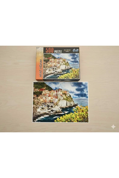 Adam Games Puzzle İtalya Cınque Terre 500 Parça Puzzle ürün görseli 1