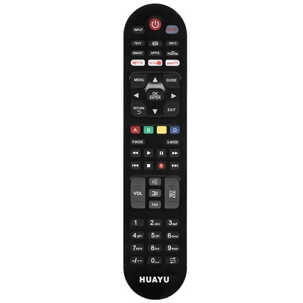 Huayu URC1517 Netflix-Youtube-Amazon Tuşlu Lcd Led Tv Universal Kumanda ürün görseli 1