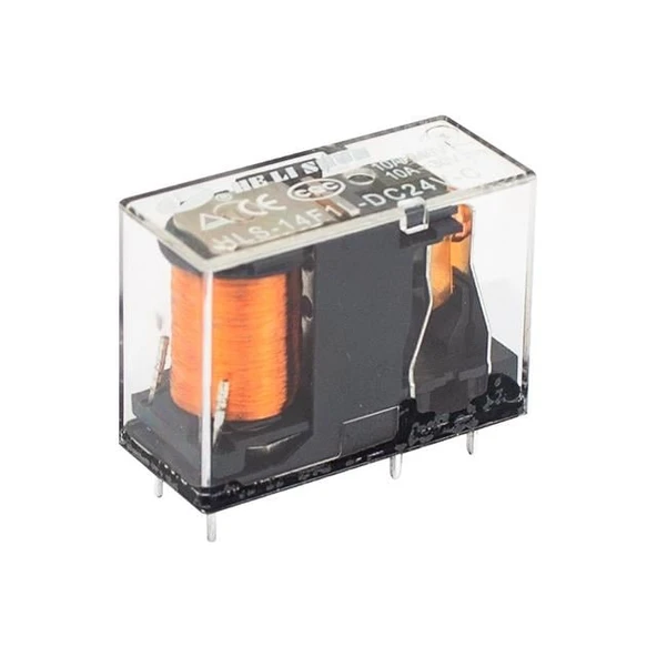 24 Volt Röle Tek Kontak 5 Bacak 10 Amper ürün görseli 1