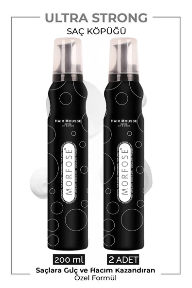Morfose Extra Strong Köpük 200 ml 2 Adet ürün görseli 1