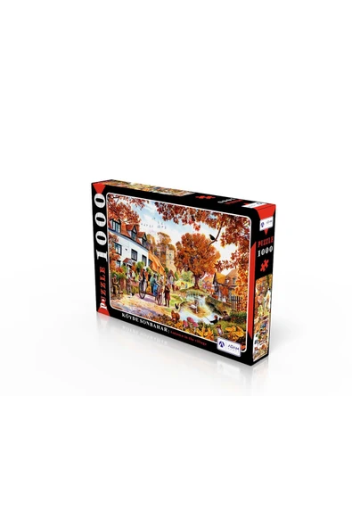 EDKZEKA Köyde Sonbahar 1000 Parça Puzzle ürün görseli 1