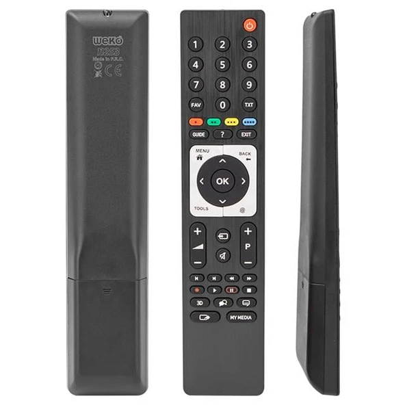 Arçelik Beko TS4187R-2 / Grundig 3D Metalik Guide Tuşlu Lcd Led Tv Kumandası ürün görseli 1