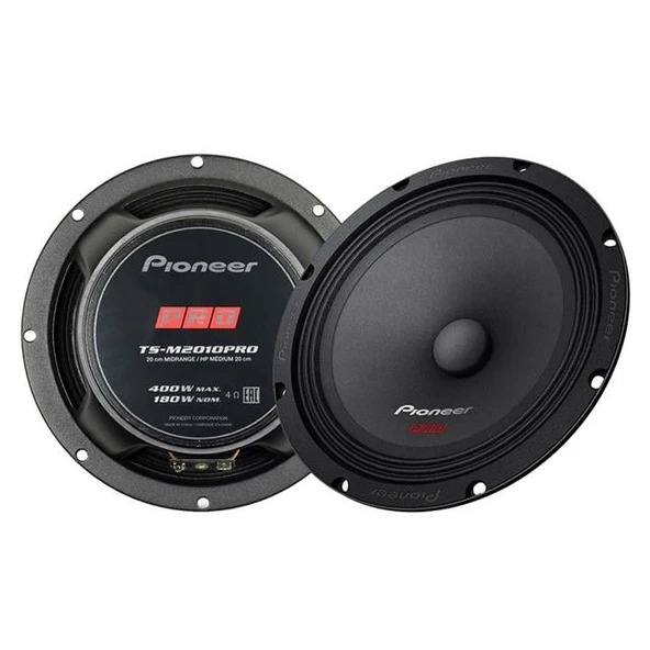 Pioneer TS-M2010PRO 400 Watt 20cm Midrange Oto Hoparlör (2li Paket) ürün görseli 1