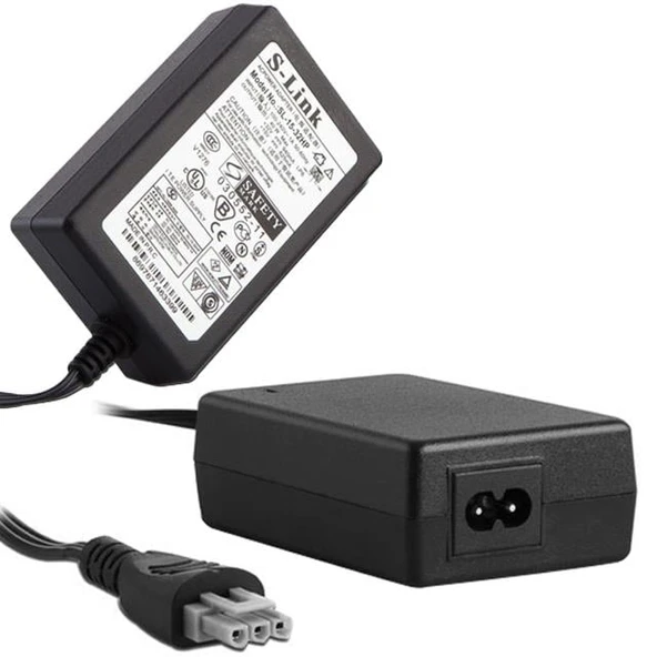 S-Link SL-15-32HP 15 Volt - 32 Volt Çift Voltaj AC/DC HP Yazıcı Adaptörü ürün görseli 1