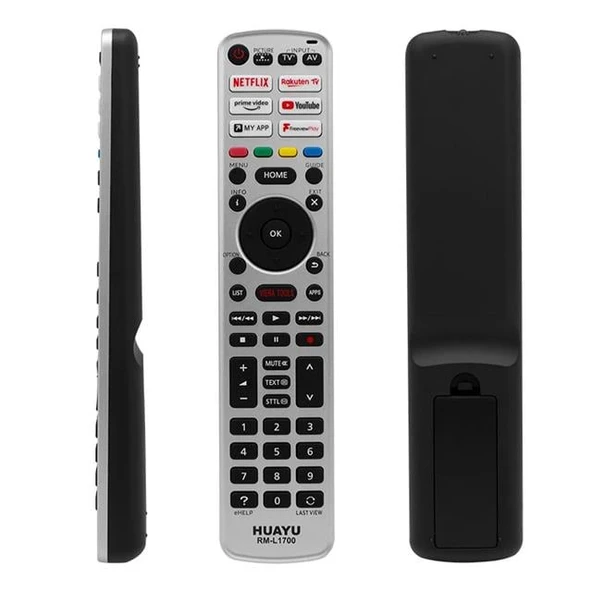 Huayu RM-L1700 Panasonic Netflix-Youtube-Prime Video-Rakuten Tuşlu Lcd-Led Tv Kumanda ürün görseli 1
