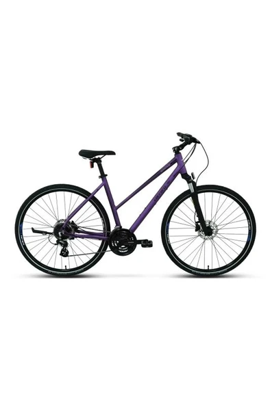 CARRARO SPORTIVE 226 KADIN ŞEHİR BİSİKLETİ 406H HD 28 JANT 24 VİTES MAT MOR KIRIK BEYAZ ürün görseli 1