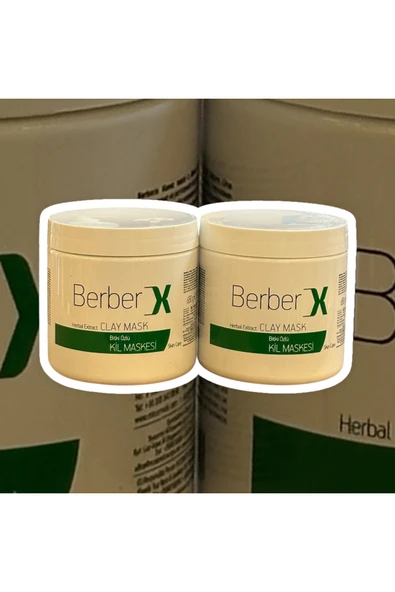 Berber X Bitki Özlü Kil Maskesi 650gr. X 2 Adet ürün görseli 1