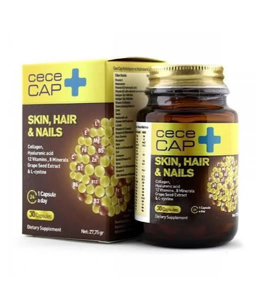 Cececap Collagen Hyalüronik Asit 12 Vitamin + 8 Mineral 30 Kapsül ürün görseli 1