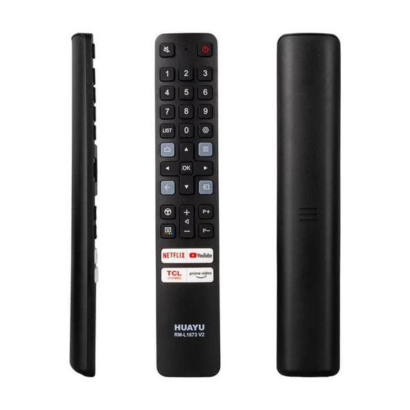 TCL RM-L1673 V2 Netflix - Prime Video - TCL Chanel - Youtube Tuşlu TCL Lcd Led TV Kumanda ürün görseli 1