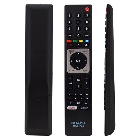 Huayu RM-L1383 Arçelik-Beko-Grundig Universal 3D-Netflix-My Media Tuşlu Lcd Led Tv Kumanda ürün görseli 1