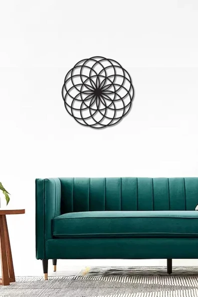 Kubbehan Torus Mandala Geometri Duvar Tablosu ürün görseli 1